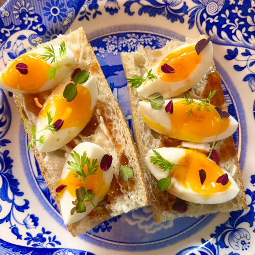 Thai Sweet Chili Egg Tartine