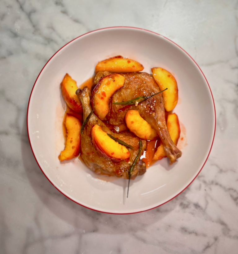 Duck à la pêche