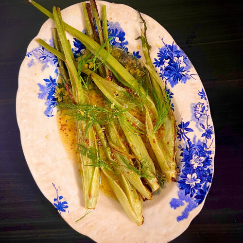 Honey Roasted Baby Fennel With Meyer Honey and Mustard Vinaigrette