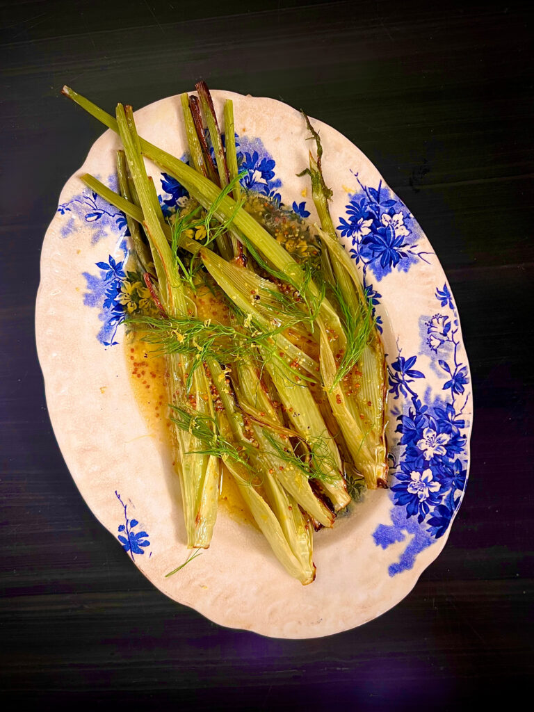 Honey Roasted Baby Fennel With Meyer Honey and Mustard Vinaigrette
