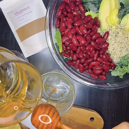 Kale & Bean Salad with a Thai Twist