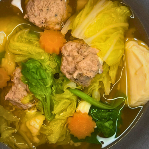 Meatball and Cabbage Soup